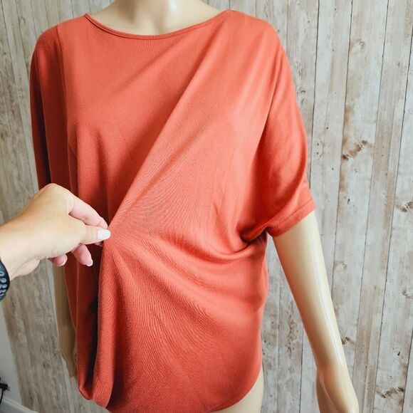 ATHLETA blouse top tshirt orange - Picture 6 of 8
